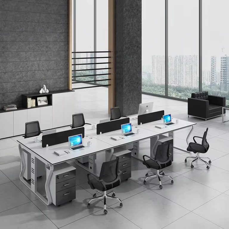 Modern Long Rectangular Office Desk