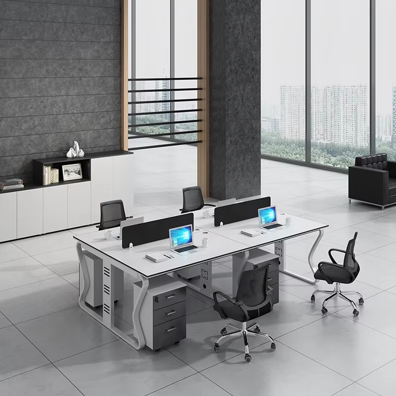 Office desk with Ergonomic Chairs