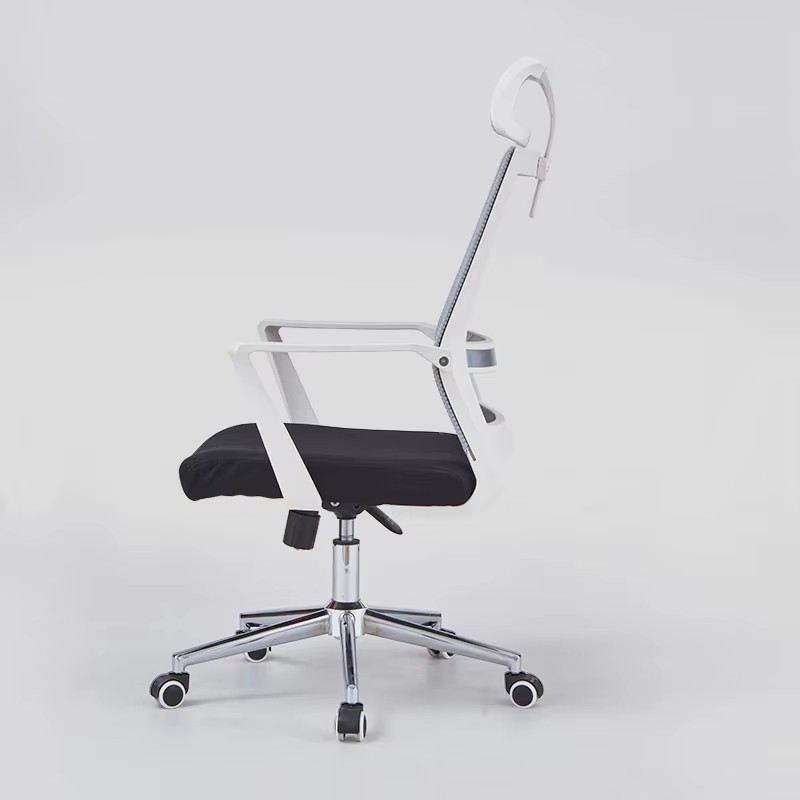 Ergonomic-Mesh-Chair-With-White-Backrest